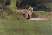 Fernand Khnopff The Bridge at Fosset Spain oil painting artist